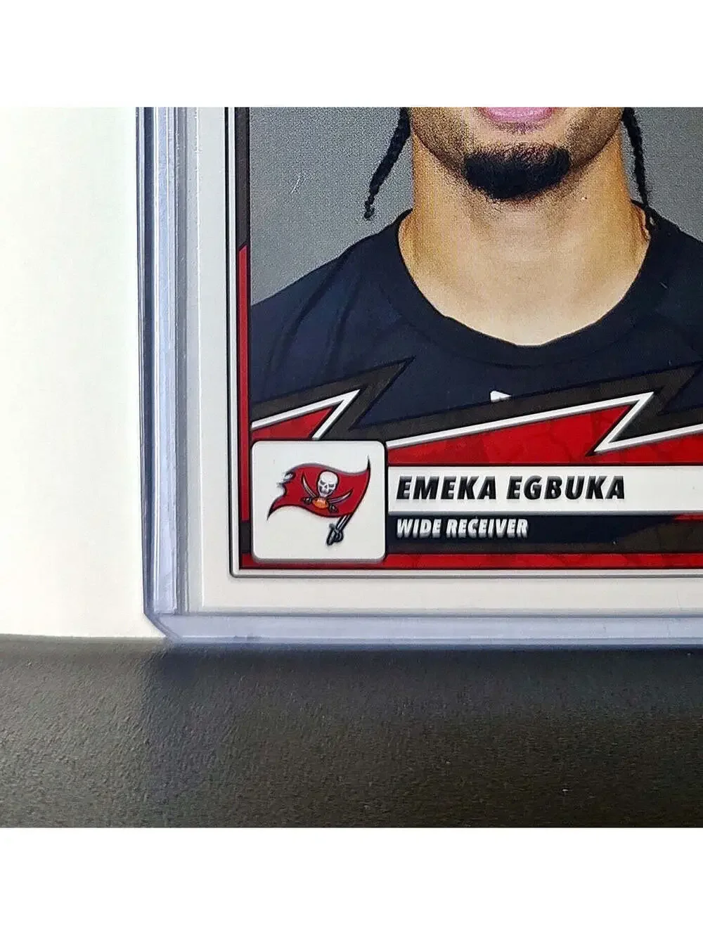 Emeka Egbuka Rookie 2025 Panini NFL #78 Sticker Card Tampa Bay Buccaneers